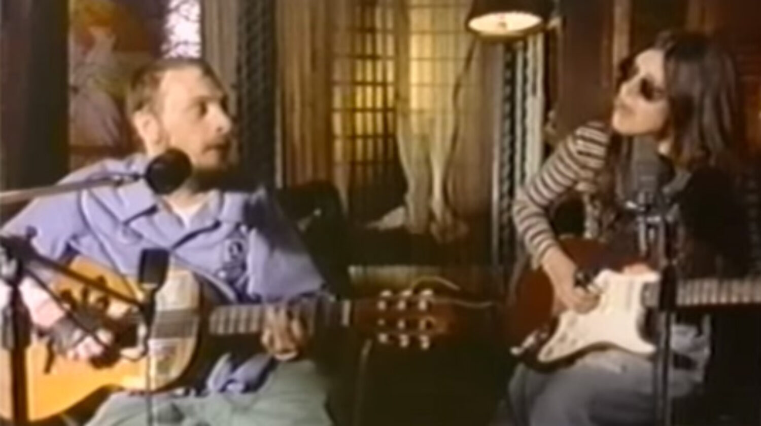 God Is Good  by Victoria Williams and Vic Chesnutt featuring Fred Drake. Recorded at Rancho de La Luna in 1996. 