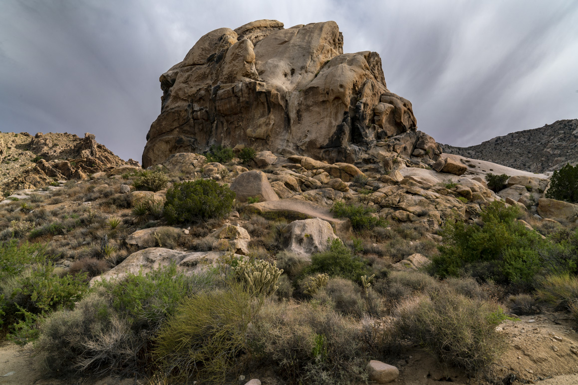 Painted Rock in the Old Woman Mountains Preserve is managed by the Native American Land Conservancy. Photo: Kim Stringfellow.