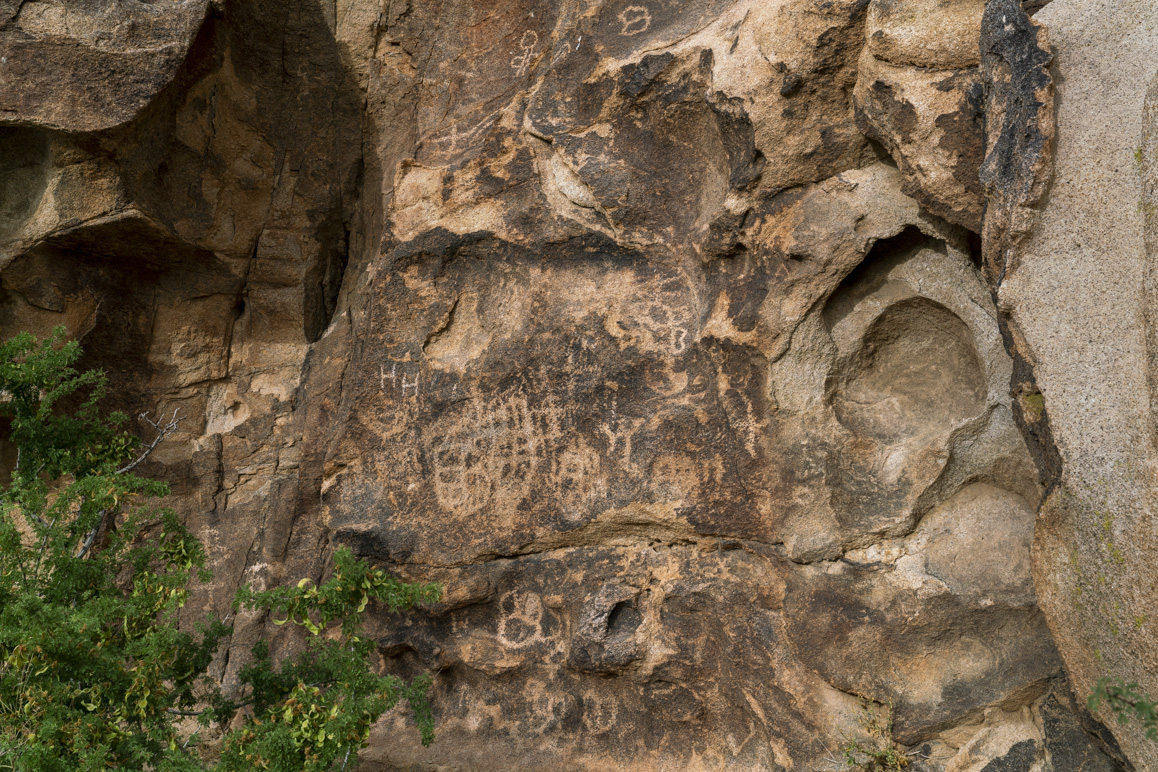 Painted Rock has a significant collection of ancient Native American petroglyphs. Photo: Kim Stringfellow.